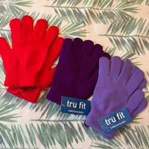 Women's knit gloves